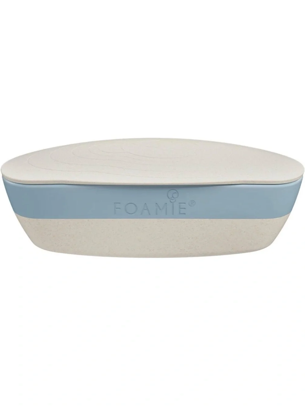 Travel Buddy Soap Box - Cream with Blue Accent